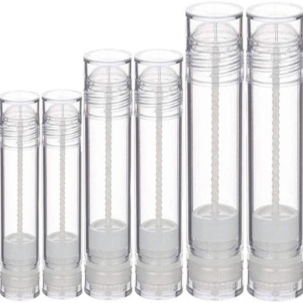 Frascos de armazenamento frascos 6pcs 30ml 50ml 75ml -up recipientes de desodorante forma redonda inferior enchimento vara garrafa lábios tubos para diy2389