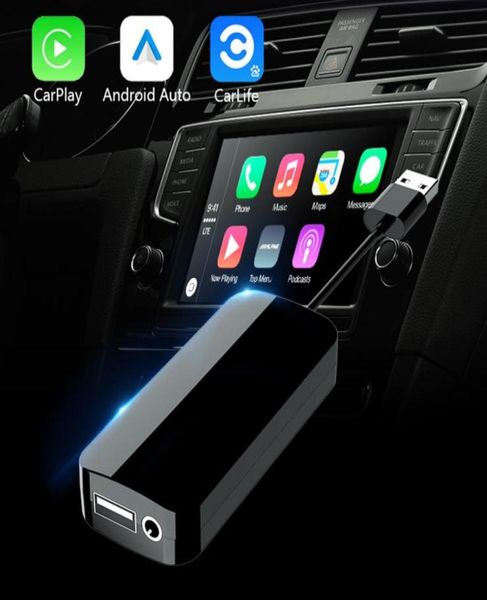 Drahtloser CarPlay Dongle für Apple Android Auto Auto Navigation Multimedia Player wMic Eingang Mini USB Auto spielen Stick8548415
