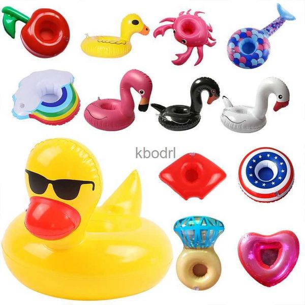 Altre piscine SpasHG Piscina gonfiabile calda Galleggiante Coppa Bevanda Supporto galleggiante Flamingo Ciambella Piscina Galleggiante Anello di nuoto Giocattoli per feste Accessori da spiaggia YQ240129