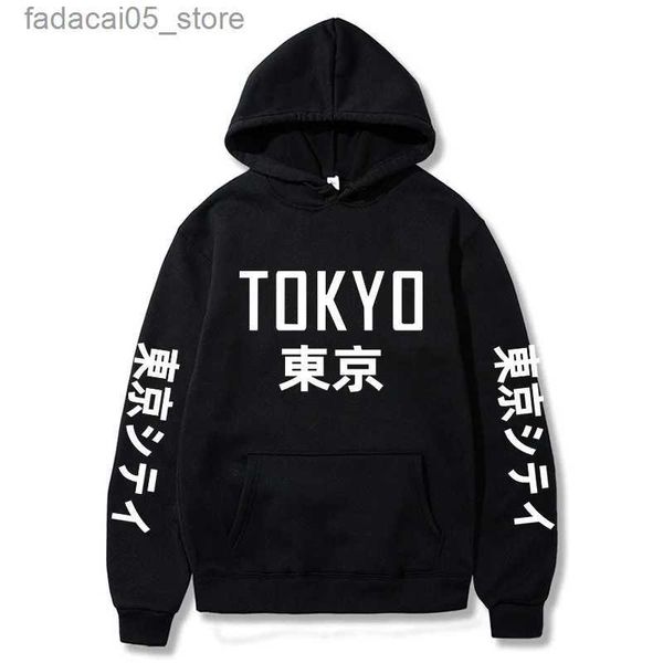 Herren Hoodies Sweatshirts Japanischer Hip Hop Hoody Harajuku Tokio Druck Männer Frauen Casual Pullover Sweatshirts 2023 Mode Hot Hoodies Dropshipping Q240129