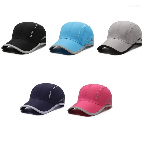 Berretti da baseball Mesh Berretto estivo ad asciugatura rapida Sport Baseball per uomo Cappelli da sole da donna regolabili Cappello da papà Traspirante Snapback Trucker