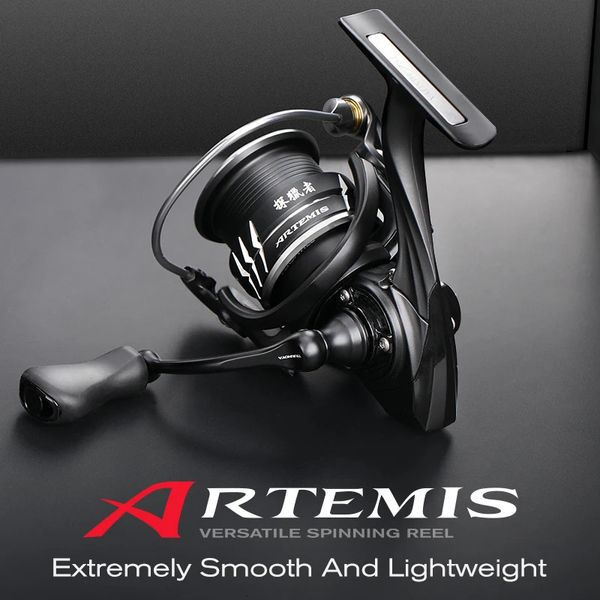 Tsurinoya carretel de pesca giratório artemis 800 1500s 2500sh 3000sh carretel raso versátil fundição longa roda de alta velocidade 240127