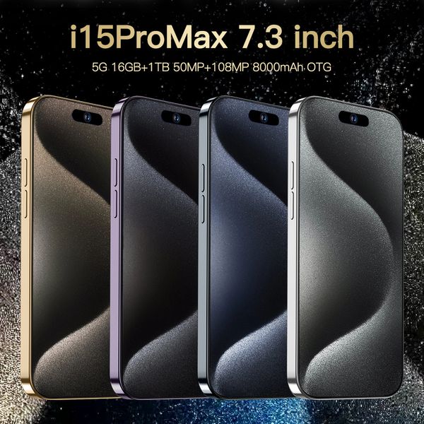 I5promax Nuovo Android 4G Android 3+64 Smartphone da 7,3 pollici schermo doppio Sim Standby Play Store 3G 4G Telefono