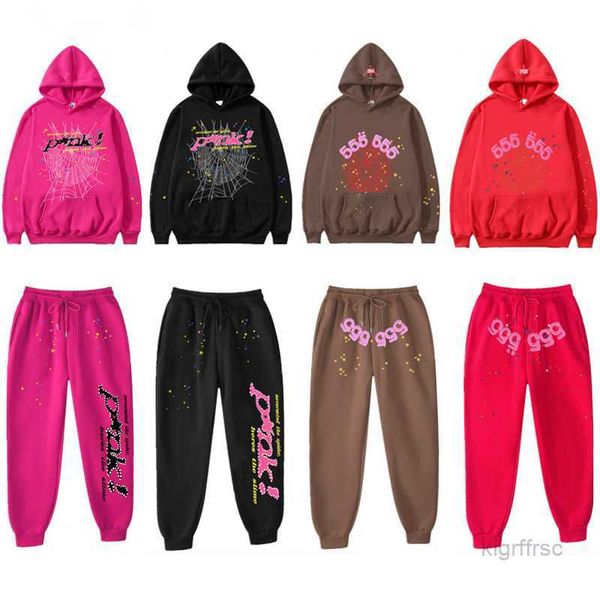 Tuta da uomo di design Felpa di lusso Spider 555 Tuta da uomo moda Sp5der Young Thug 555555 Pullover Rosa Tuta da donna FENW FENW PIY5