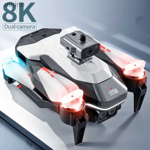 Drohnen Neue M2 Mini Drohne 8K Professionelle 4K Dual Kamera WIFI FPV 540 Intelligente Hindernisvermeidung RC Quadcopter Eders Geschenke Spielzeug YQ240129