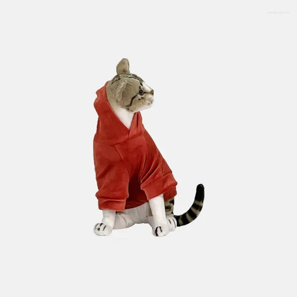 Trajes de gato Pet Filhote de Cachorro Quente Hoodies Casaco Jumper Moda Roupas Frescas Outono Inverno