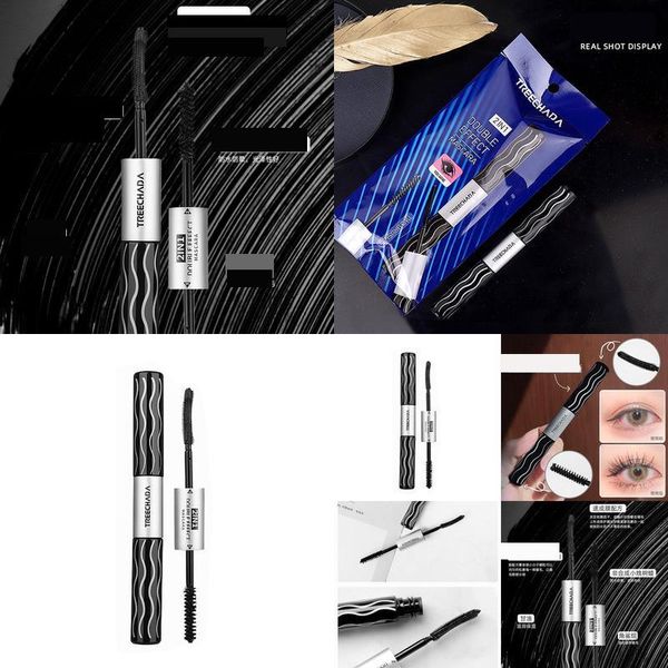 Mascara General Trade Thailand Treechada Big Eyes Double Head Slim Long Waterproof Encryption Non-Smudge Drop Delivery Otnqx