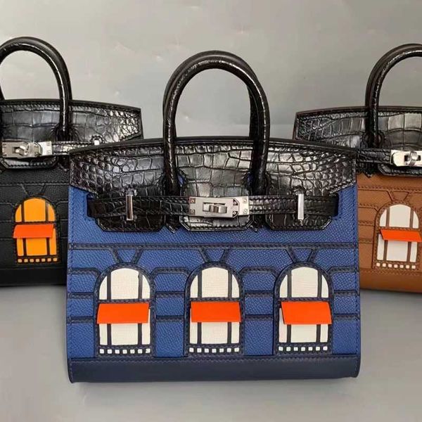 Оптовая продажа, лучшие оригинальные сумки для дома, интернет-магазин 22 новых сумок из крокодиловой кожи, женская модная тенденция, сумка для отдыха, универсальная, имеет настоящий логотип