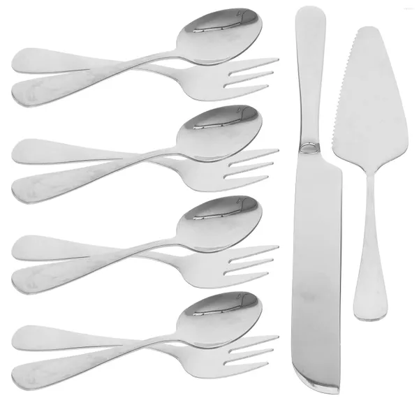 Geschirr-Sets, Edelstahl-Kuchenheber, Gabel und Messer, Kombination, Cocktail-Set, Schneidwerkzeug