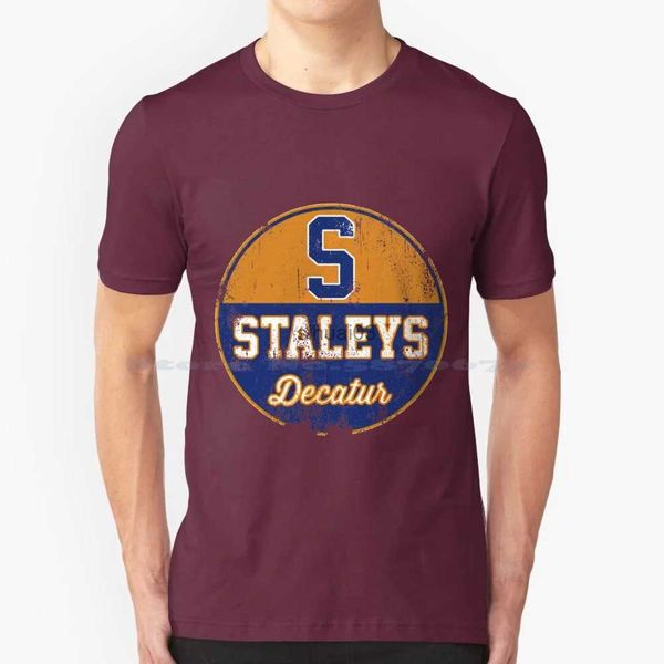Herren T-Shirts Decatur Staleys T-Shirt 100 % Baumwolle T-Shirt Fußball Pennsylvania Steel City Sports Pa 412 Hockey Ben Roethlisberger Big Ben
