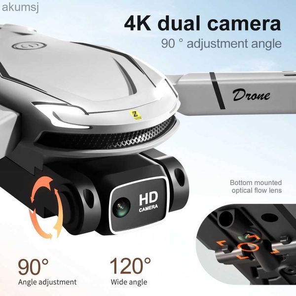 Drohnen V88 4k Drohne mit Videokamera, professionelle Auto-Fernbedienung für Erwachsene, Schießrennen, RC-Objektiv, Quadcopter, Minidron, DJI-Drohne 2023 YQ240129