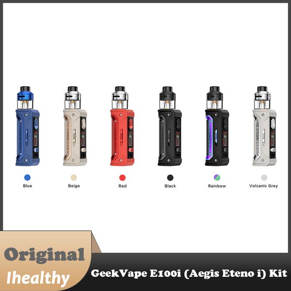 Оригинальный комплект GeekVape E100i Aegis Eteno i с капсулой 4,5 мл, аккумулятором 3000 мАч, коробкой 100 Вт, мод Vape Fit P Coil, испарителем для электронных сигарет