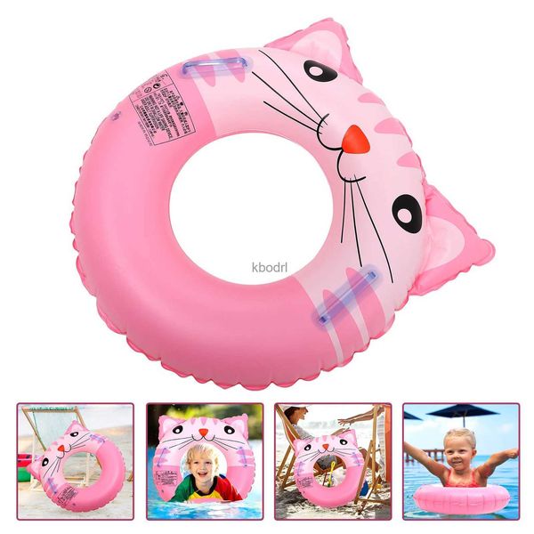 Outras piscinas SpasHG Animal Natação Anel Inflável Piscina Tubo Brinquedo Flutuador Engrossar Praia Brinquedos Ao Ar Livre Segurança Flutuante Pvc Bebê Crianças YQ240129