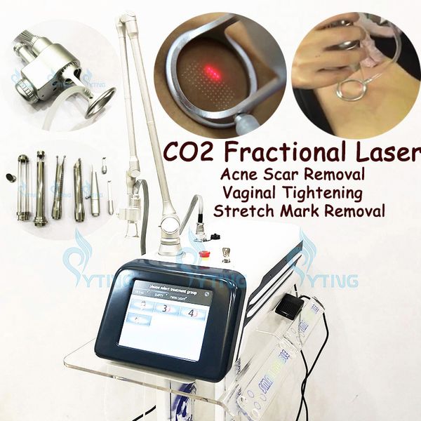 Портативный фракционный CO2 лазерный аппарат, удаление шрамов, растяжек, шлифовка кожи, подтяжка влагалища, антивозрастное удаление родинок