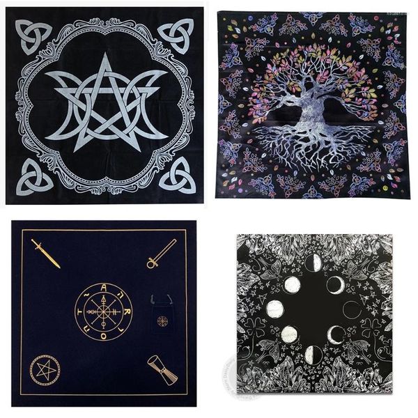 Tischdecke Anpassbare Altar Tarot Tasche Party Tischdecke Acht-Array Wahrsagerei Hexerei Wandteppich Retro