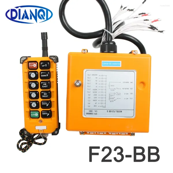 Controle de casa inteligente F23-BB Industrial Wireless Radio Remote Controller Switch 1 Receptor 1 Transmissor Speed Hoist Crane Lift