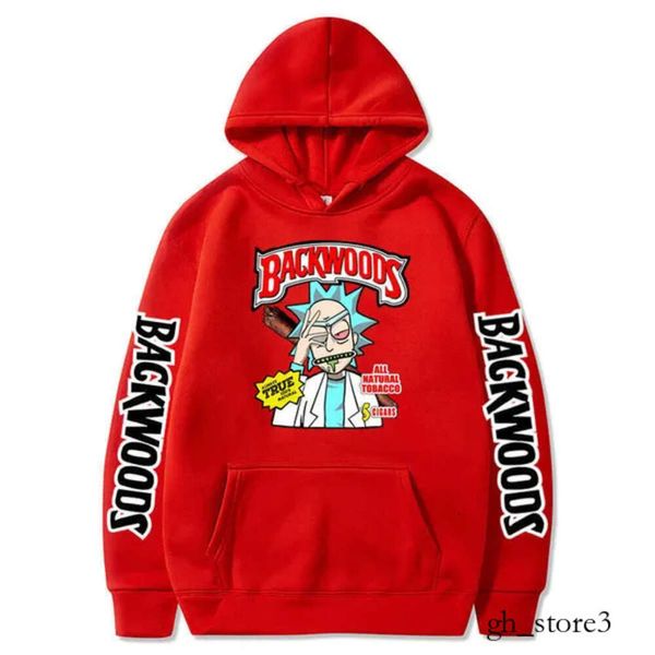 Moletom com capuz Backwoods Novo Backwoods masculino e feminino com estampa pulôver com capuz Roupas esportivas estilo coreano Tops casuais e divertidos para meninos e meninas Backwood 141