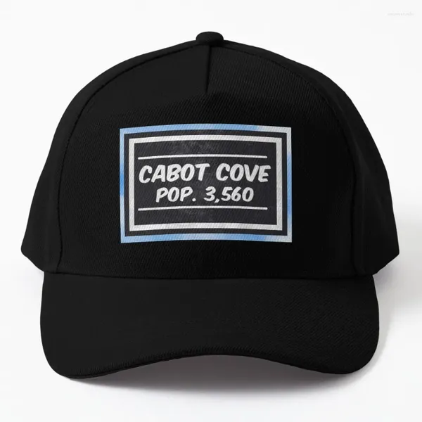 Ball Caps Murder She Wrote - Cabot Cove Sign Berretto da baseball Cosplay Cappello divertente Cappellino da sole Cappelli da camionista selvaggi per uomo Donna