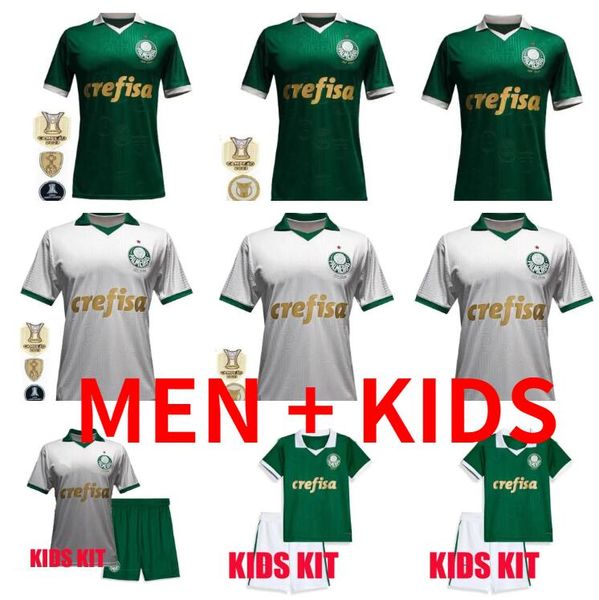 24 25 Palmeiras Nuove maglie da calcio L. ADRIANO RAMIRES campioni Campeao Brasileiro 2024 2025 DUDO GOMEZ Veiga Willian RONY Maglia da calcio versione giocatore kit uomo bambino