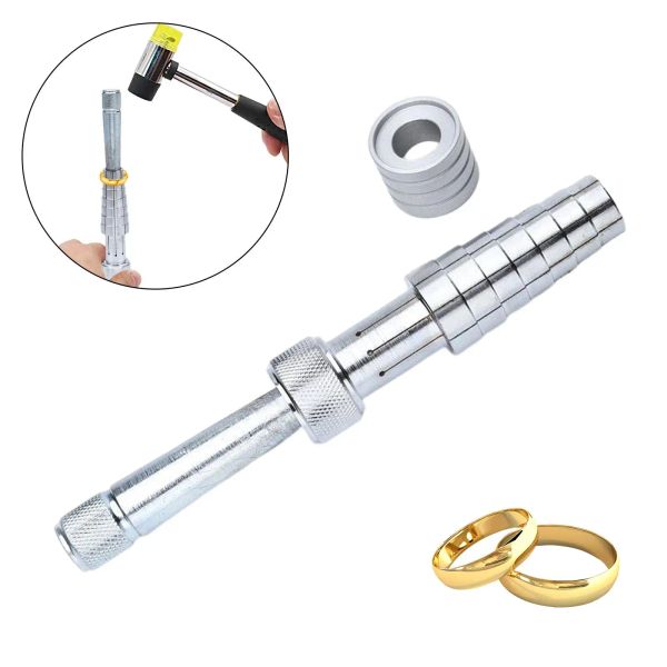 Кольца кольца кольцо Sizer Enlarger Stick Mandrel Jewelry Make Tools Expander для ювелиров для обручального кольца Sizer Sizer