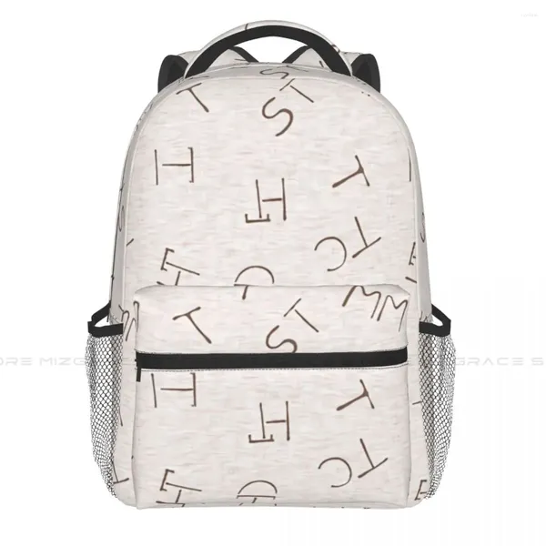 Rucksack Cattle Brands Beige Rucksäcke Lässiger Druck Student Schultasche Damen Herren Reisetaschen Laptop Tagesrucksack