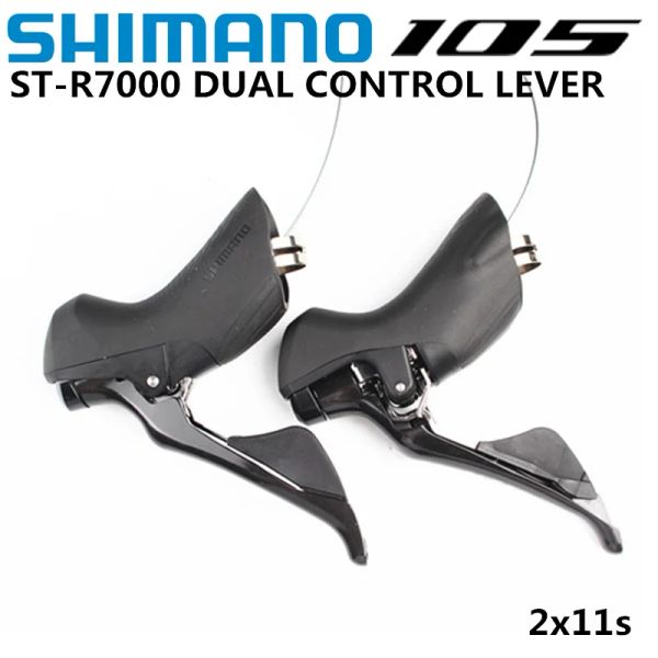 Spiedini Shimano 105 R7000 Cambio 2x11 Velocità Bici da strada 22s Cambio Leva Dual Control Aggiornamento da 5800