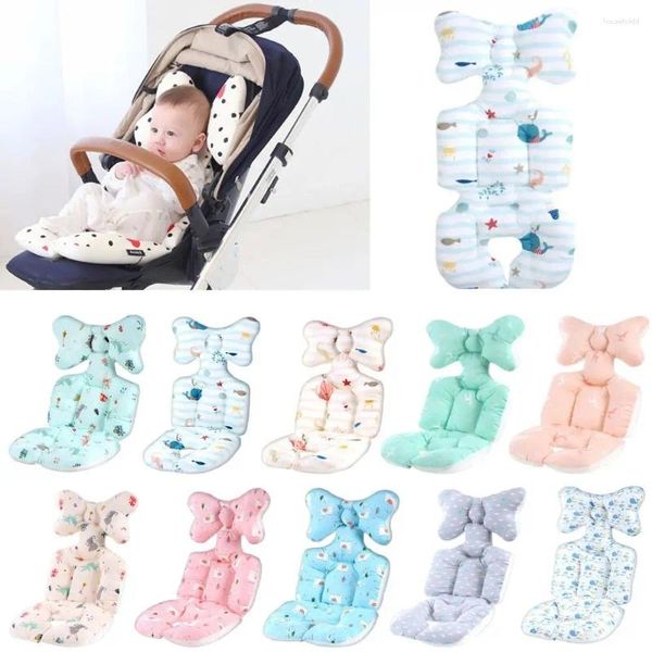 Peças de carrinho de bebê confortável com desenhos animados, almofada para assento de bebê, carrinho de criança, acessórios para carrinho de bebê, almofada infantil