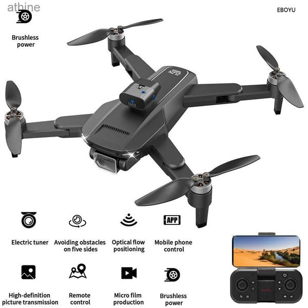 Дроны ZLLRC SG105PRO RC Дрон с бесщеточным двигателем Оптический поток 2.4G WIFI FPV 4K EIS HD Камера Избегайте препятствий RC Quadcopter Drone Toy YQ240129