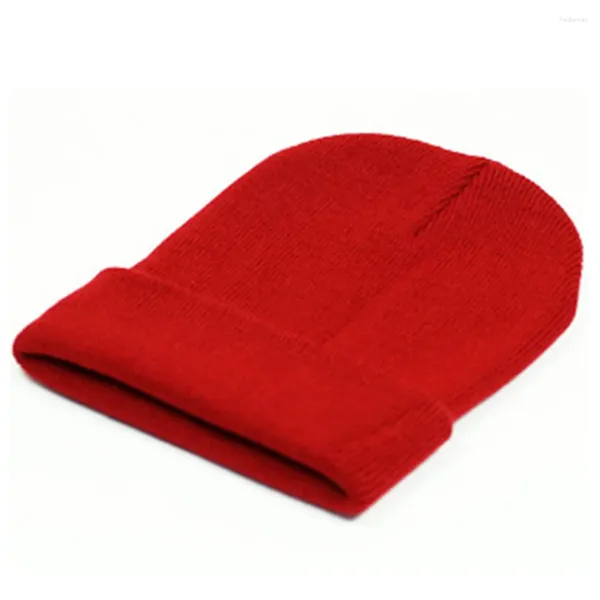 Boinas Fashion Candy Color Gorro de crochê pontudo para esqui (vermelho)