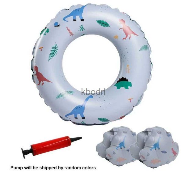 Altre piscine SpasHG Cartoon Bambini Anello gonfiabile per il nuoto Dinosauro Cuore Ciliegia Modello Nuoto Giri Ragazzo Ragazza Piscina Galleggiante Sport acquatici Braccio Cerchio YQ240129