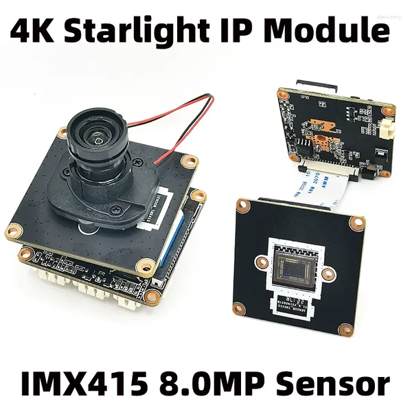 Starlight 4k módulo de placa de câmera digital ip 8.0 megapixels ssc338 sony imx415 iluminação de webcam rtsp rtmp po snaps