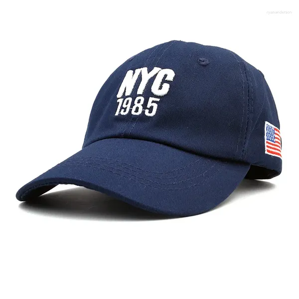 Cappellini stile NYC 1985 Cappello Make America Great Again Cappelli Donna Marca Bandiera USA Berretto da baseball Uomo Sport all'aria aperta