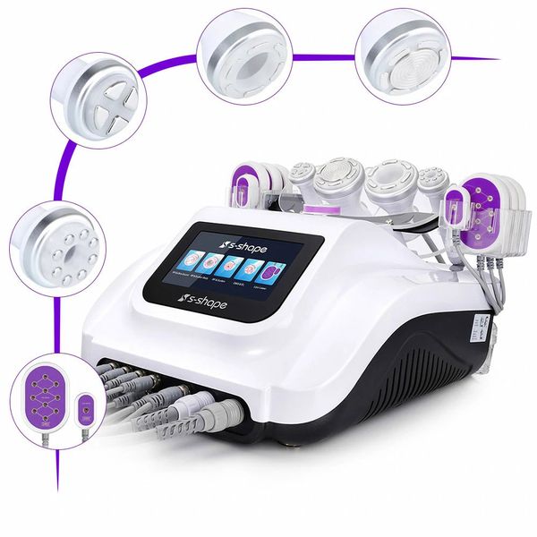 S-SHAPE 30k Cavitação RF LED Lipo-Laser Corporal Emagrecimento Corporal Máquina de Uso de Spa