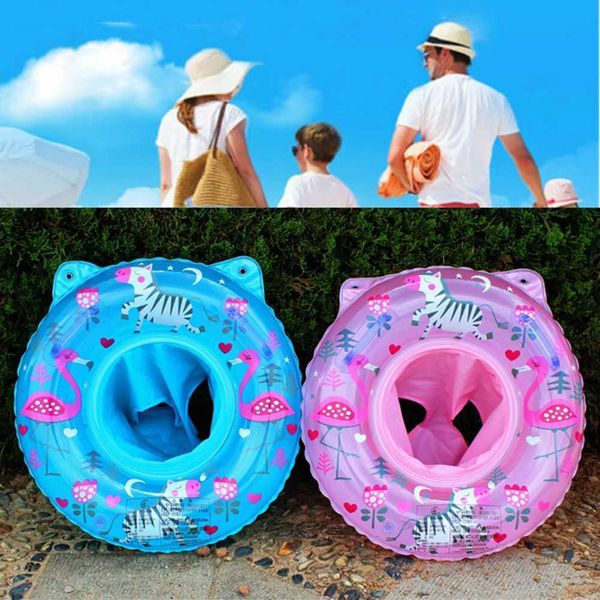 Altre piscine SpasHG Gonfiabile per seggiolino per bambini Salvagenti con doppia maniglia Galleggiante di sicurezza Anello per nuotare Piscina per bambini Anelli Giochi d'acqua Swim Circle YQ240129