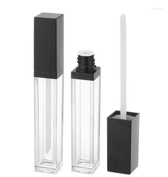 Confezione regalo Tubo per lucidalabbra Vuoto Contenitore da 5 ml Tubi di plastica quadrati per olio per trucco con prezzo all'ingrosso