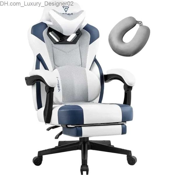 Outros móveis Poltrona de computador Cadeira de jogador Móveis de escritório Cadeira de jogos para computador móvel Encosto relaxante Rodas reclináveis ergonômicas Q240130