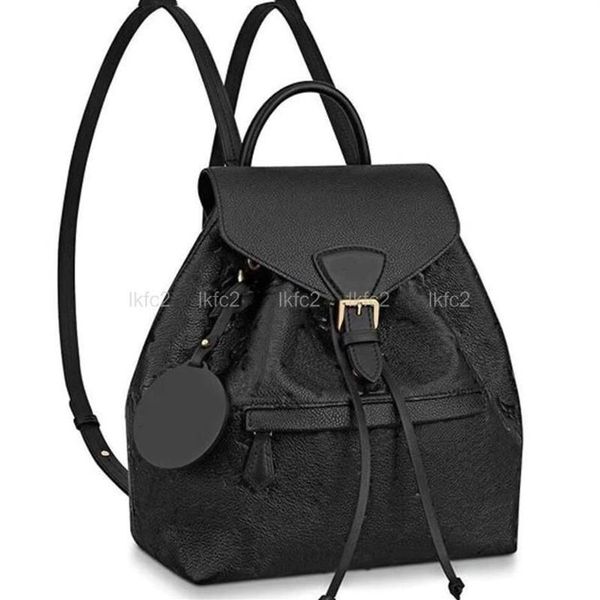 Zaini firmati classici di medie dimensioni Moda donna String Zaino floreale stampato in rilievo fiori lettera borsa 6 stili2457