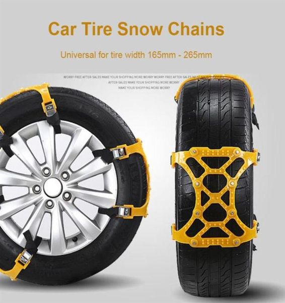 Car Tire Snow Chain Auto Truck Adjustable Winter Mud Anti Slip AntiSkid Safty Emergency Security Tyre Wheel Chain Belt236b8680090
