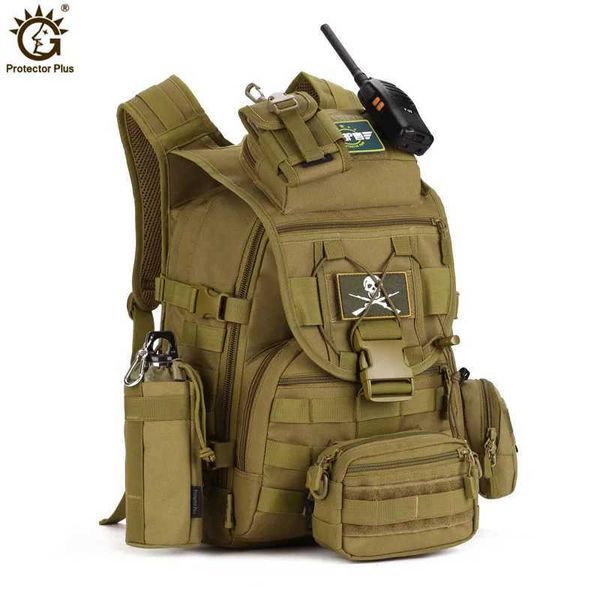 Borse da trekking 40L Grande capacità Uomo Tattiche militari Zaini Borse da assalto militare Borsa da viaggio Molle impermeabile 900D Mochila Tactica YQ240129