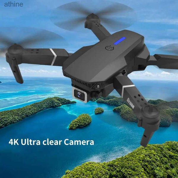 Drone 1 set şık wi-fi işlevi çift kamera mini fotoğrafçılık drone rc quadcopter oyuncak çocuk hediye oyuncakları rc drone oyuncak kamera dron yq240129