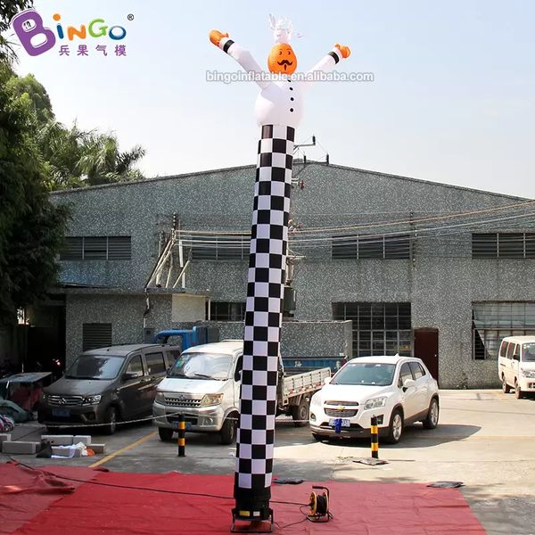 wholesale 6m 19.7ft Altezza Pubblicità di eventi Gonfiabile Cartoon Chef Air Sky Ballerini Blow Up Cook Tube Man per la decorazione del partito con Air Blower Toys Sport