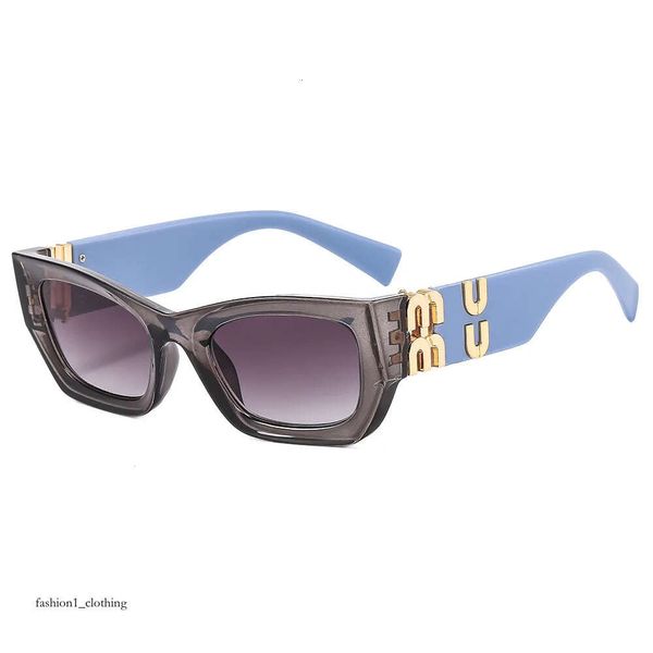 MIUI MIUI Sonnenbrille, italienischer Designer, offizielle Website, 1:1-Brille, hochwertige PC-Folie, klassische Luxus-Cat-Eye-Sonnenbrille 231