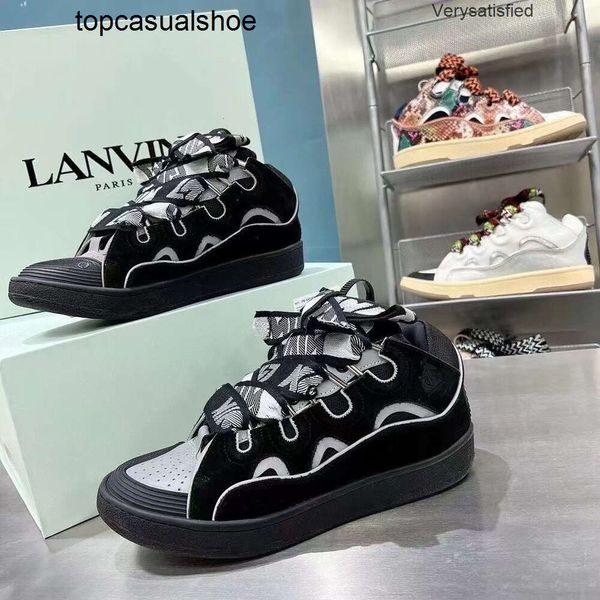 Scarpe firmate Lavines Curb Scarpe di lusso casual Sneakers Coppie alla moda e alla moda sneakers con suola spessa scarpe versatili sandali salute Langfan scarpe da pane in