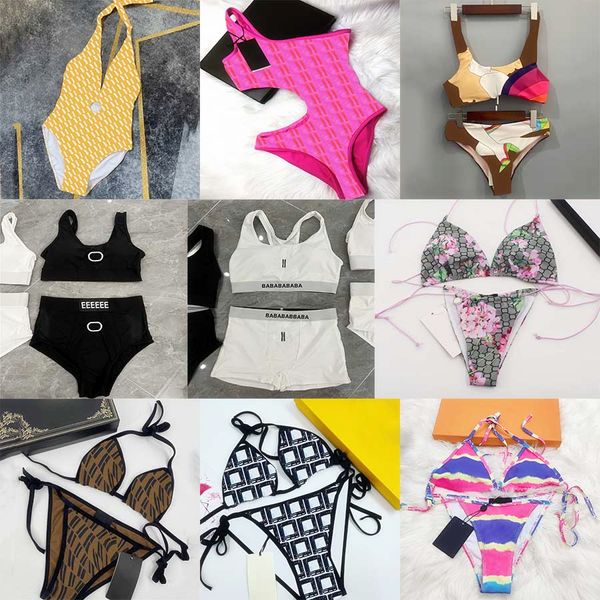 Sexy Damen-Bikini-Sets, Designer-Badeanzüge, Damen-Badeanzüge, Badebekleidung, Strand-Bademode, Biquini, gemischte Luxus-Marken-Bademode