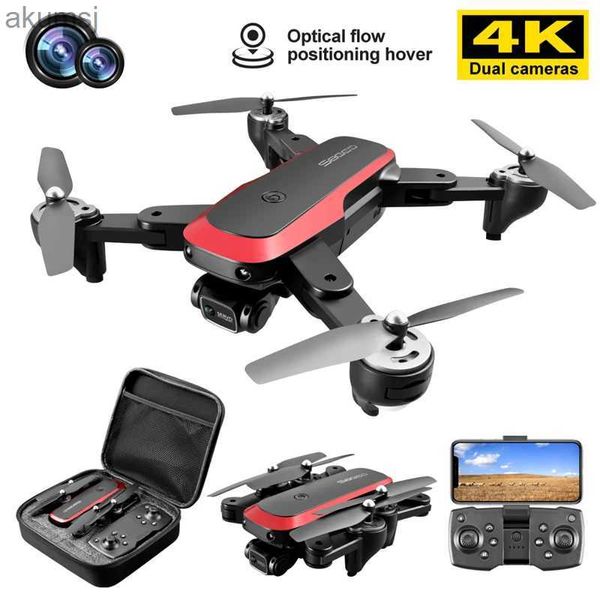 Drohnen S8000 Hindernisvermeidung RC Drohne 4K HD Luftfoto UAV Optischer Fluss Hover ESC Dual Kamera faltbare Quadcopter Spielzeug YQ240129