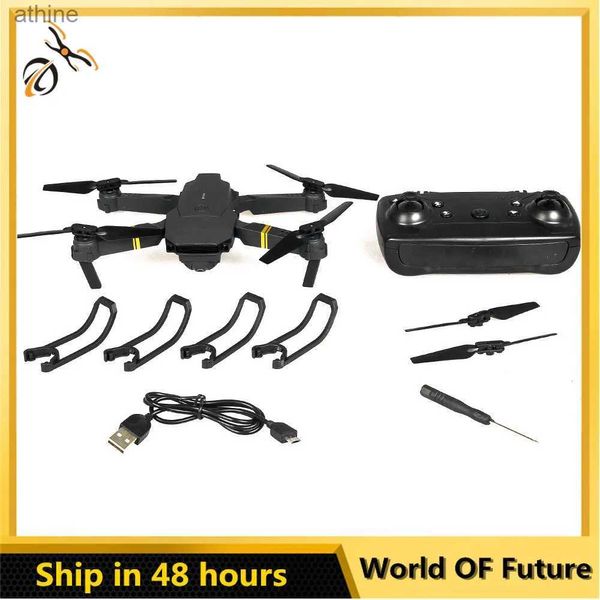 Drones 4K Eachine E58 Drone WIFI FPV com modo de retenção de câmera grande angular Braço dobrável RC Quadcopter Pro RTF Drone Rotação de 6 eixos RC Drone YQ240129