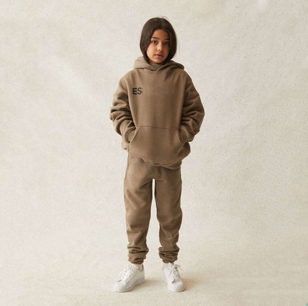 Ess Designer felpa con cappuccio per bambini essenziali felpe con cappuccio set vestiti per bambini paura pullover felpe Abbigliamento Fasion di ragazzi ragazze Capispalla dio sciolto manica lunga 112UI