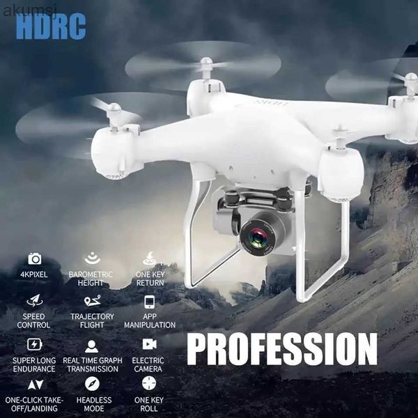 Droni HDRC H12 Drone 4K Telecamera elettronica telecomandata piegata e posizionata come regalo Quadrotor ad alta definizione YQ240129