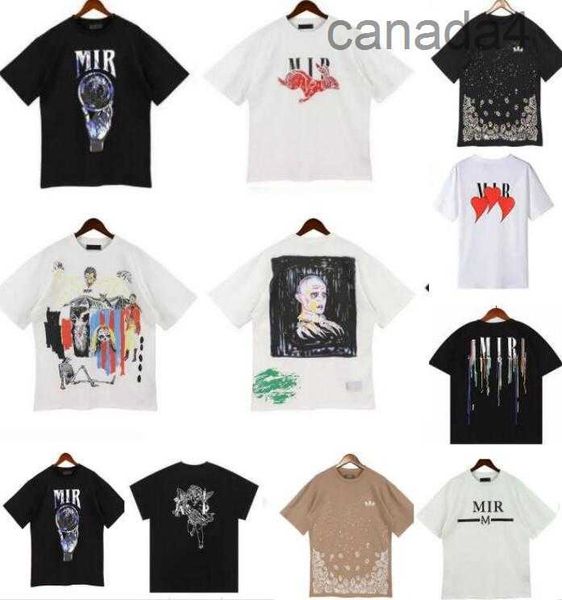 Designer Camisetas Moda Splash Tinta Graffiti Impresso Camiseta Homens Algodão Casual Tees Manga Curta Oversize Hip Hop Streetwear Camisetas Euro Tamanho J3MG WONR DXX DXXC