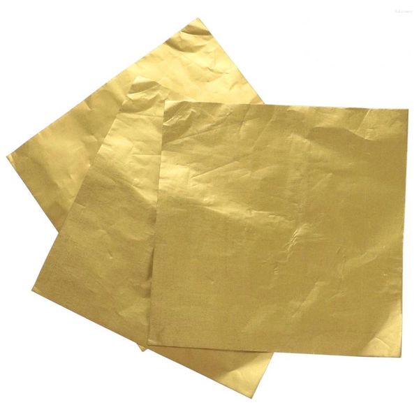 Backwerkzeuge Aluminiumfolie Papier Gold Schokoladenverpackung Bonbonpapier Geschenkverpackung für Badebomben